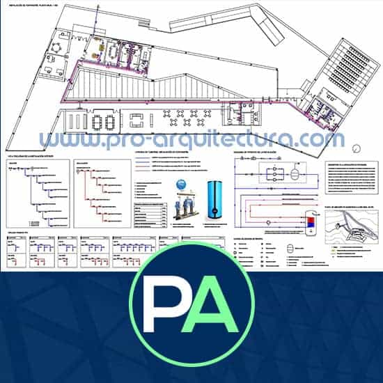 PRO Arquitectura - Ayuda con la instalación fontanería, abastacimiento de AFS y ACS del PFC PFG TFG TFM.